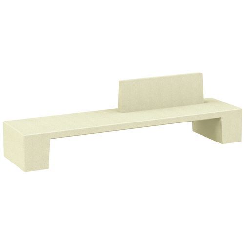 BANC MONEY 300 X 75 X 85 CM - OCRE SABLÉ