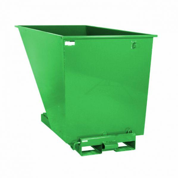 Benne auto-basculante pour chariot élévateur 600 litres - Vert - Verre - Marque Rolléco_0