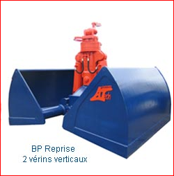 Benne preneuse reprise - 2 vérins verticaux - Ardennes Tech_0