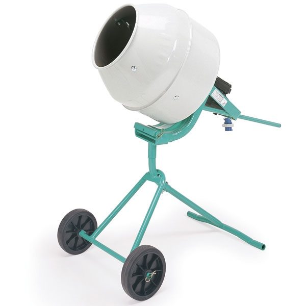 Bétonnière électrique Imer MINIBETA - 100L, légère et compacte_0