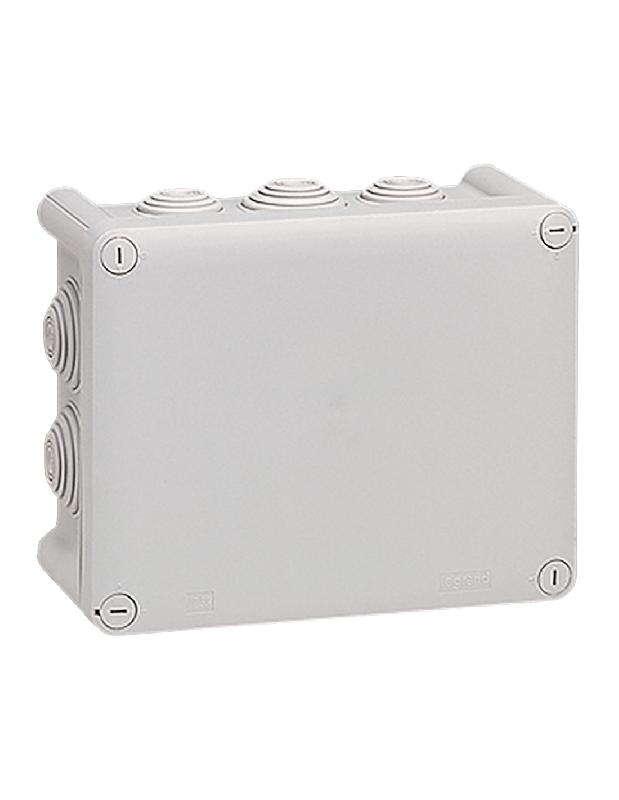 BOÎTE DE DÉRIVATION PLEXO RECTANGULAIRE GRIS 180 X 140 X 86MM - LEGRAND - 092052
