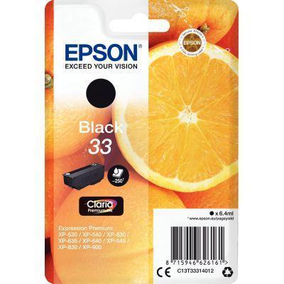 Cartouche jet d'encre Epson T333140 - noir - Référence C13T33314012_0