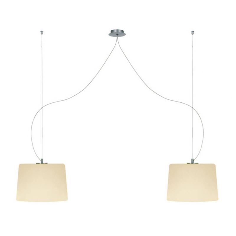 CASABLANCA SUSPENSION 2 LAMPES MESA
