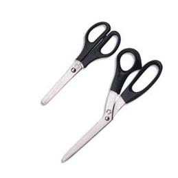 CISEAUX DE BUREAU 1ER PRIX - ANNEAUX PLASTIQUE - 21 CM - BOUTS POINTUS