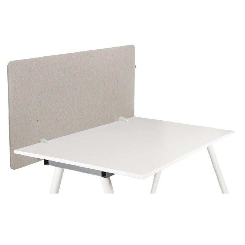 Cloison acoustique de bureau FLEXMIUT D1 120 cm taupe hjh OFFICE - beige aluminium 891019_0