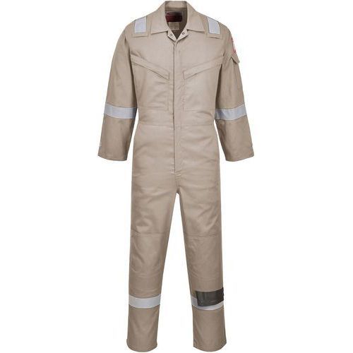 COMBINAISON ANTISTATIQUE LÉGÈRE 210G FR21 MARRON XXXL - PORTWEST