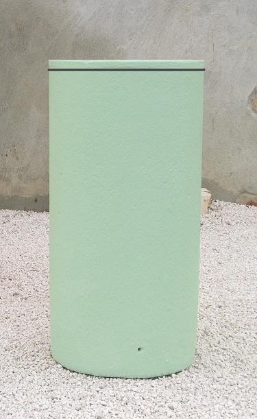 Corbeille en béton 110 litres - APHRODITE 50 - Revêtement hydrofuge et antigraffiti en option_0