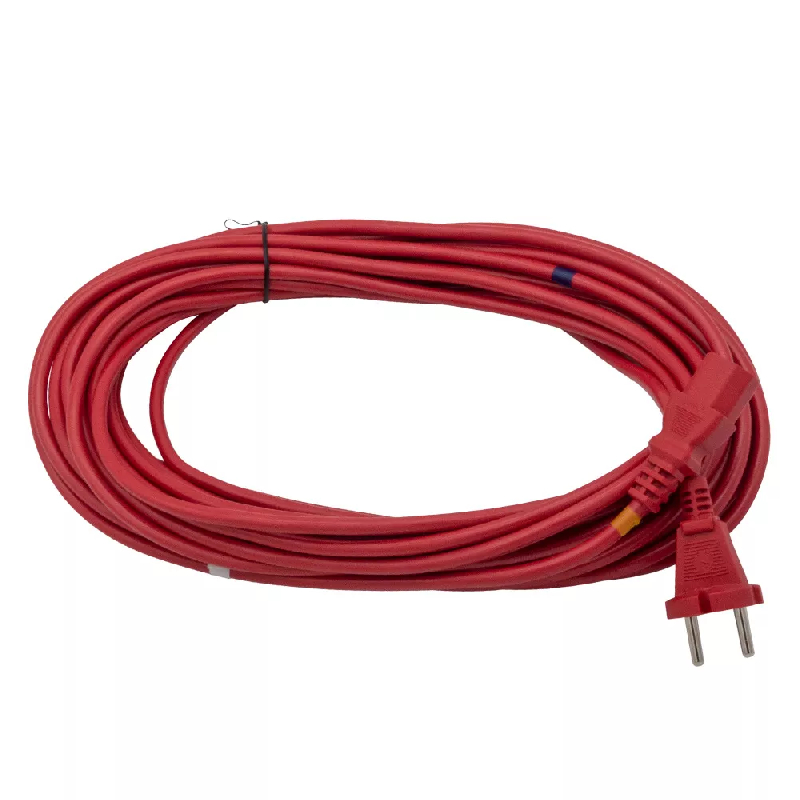 Cordon d'alimentation, 12 m, rouge, enfichable_0