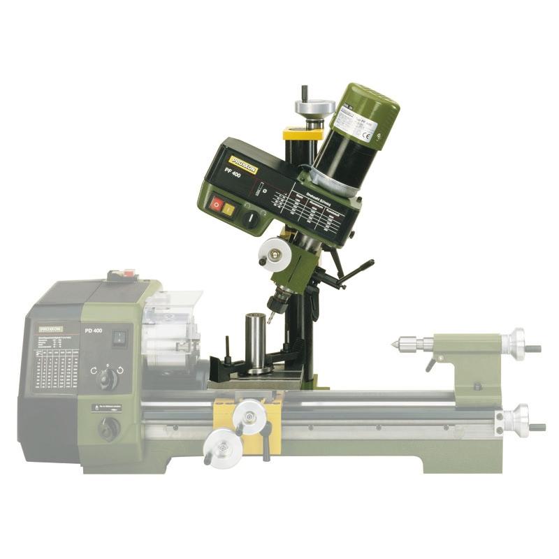 Dispositif de fraisage PF 400 pour tour PD 400 - table en acier 150x110mm avec tête FF 500_0