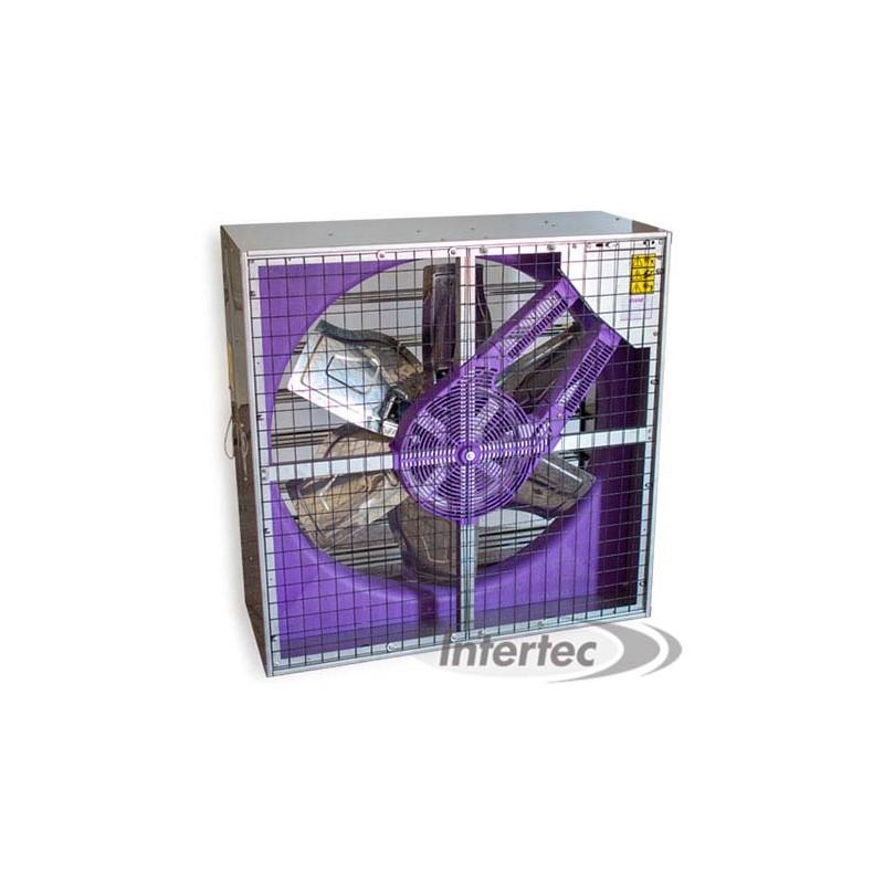 Ex36075ttx - turbine d'extraction d'air avec grille et volet - exafan_0