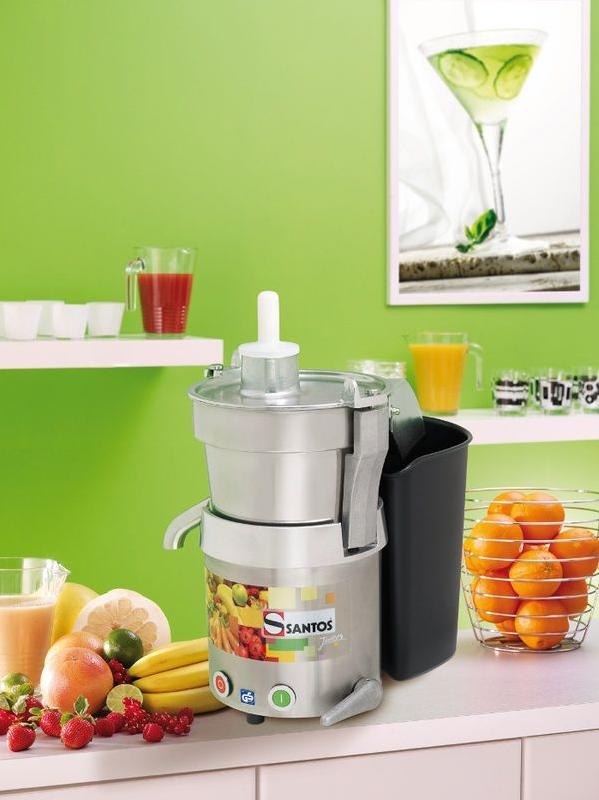 Extracteur Classic 28 Santos - Centrifugeuse professionnelle silencieuse et robuste pour jus de fruits et légumes_0