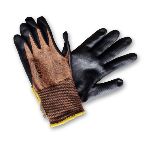 Gants anti-coupure marron - 10_0
