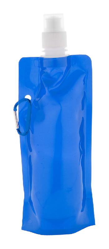 Gourde de sport - PET avec mousqueton - 500 ml - Couleur bleue_0