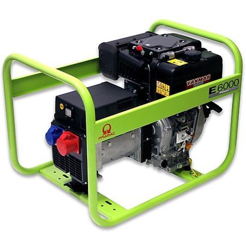 Groupe électrogène diesel triphasé 5,5 kW moteur Yanmar E6000 - PRAMAC - PA572TY3000_0