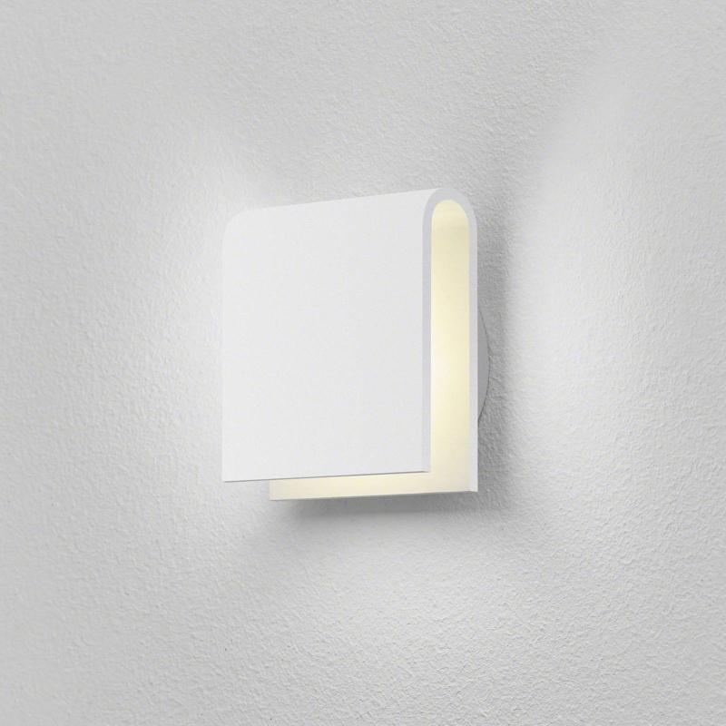 HELESTRA CANO APPLIQUE ENCASTRABLE LED, BLANCHE