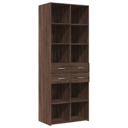 Helloshop26 - Buffet bahut commode armoire meuble de rangement organisateur cuisine salle de séjour salon haut 70 x 42,5 x 185 cm 02_0033924 - 300021_0