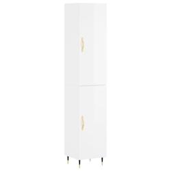 Helloshop26 - Buffet bahut commode armoire meuble de rangement organisateur cuisine salle de séjour salon haut brillant 34,5 x 34 x 02_0032864 - 3000_0