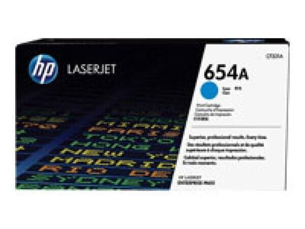 Hp 654A - Cartouche de toner cyan authentique - CF331A_0