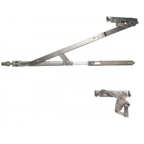 KITS MAGICUBE 130 -PAUMELLES INVISIBLES POUR OSCILLO-BATTANT ALUMINIUM DROIT - COMPAS 700-1700 MM FAPIM