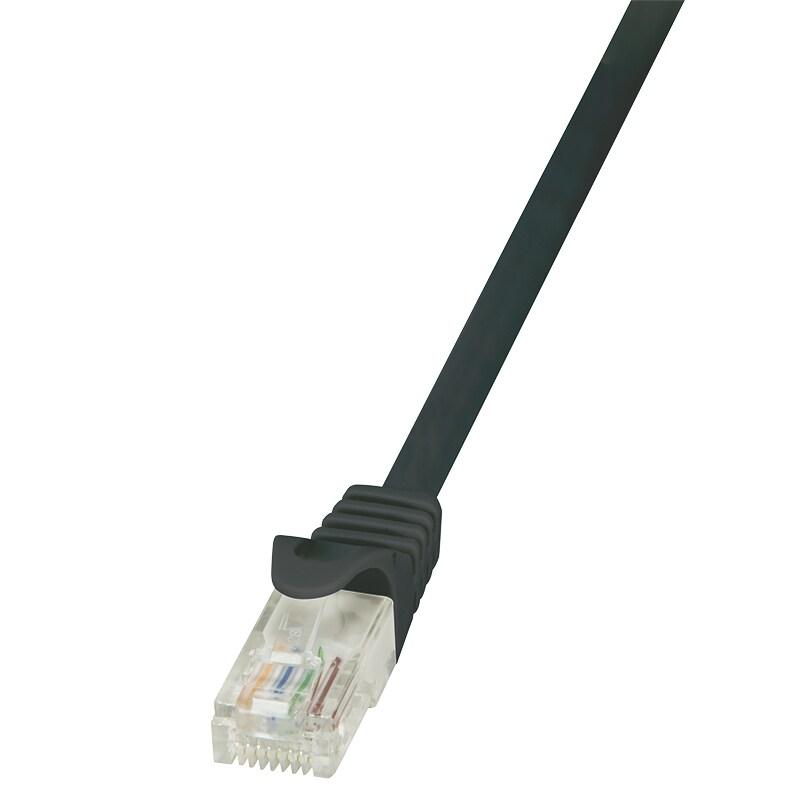 LogiLink Professional Câble patch, Cat. 5e, U/UTP, 2,0 m, noir, gaine en, 2 m - noir 4052792025644_0