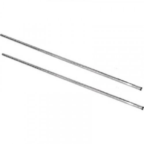 LOT DE 2 MONTANTS DROITS CHROMÉS 1270 MM POUR RAYONNAGE VOGUE