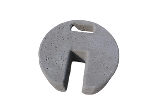 Masse en béton moulé empilable avec poignée de levage - Lestage 14 kg -REF2200014_0