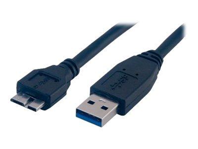 MCL 1.8M USB3.0 CÂBLE USB 1,8 M MICRO-USB B USB A NOIR