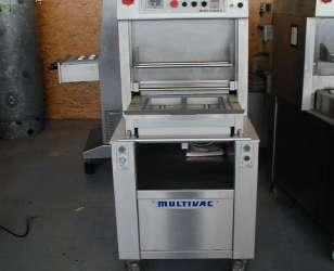 Operculeuse semi-automatique Multivac TS 350 - avec plusieurs outillages et pompe Busch 100 m3/heure_0