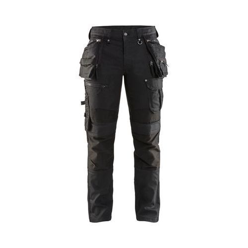 PANTALON DE TRAVAIL X1900 ARTISAN STRETCH 2D NOIR D116 - BLAKLADER