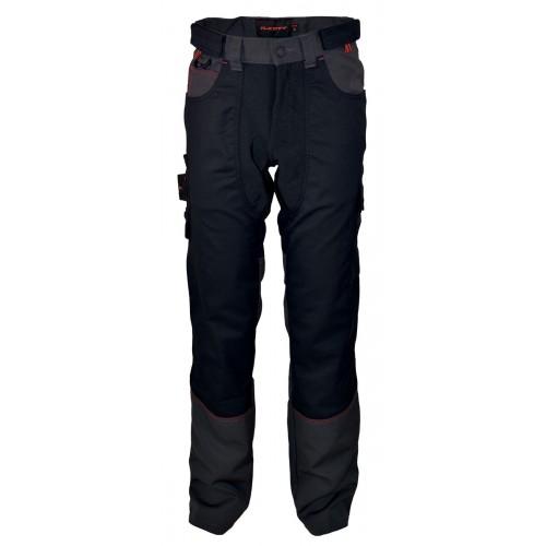 PANTALON ULTRA ERGONOMIQUE SANS GENOUILLÈRES YP76 - NOIR ET GRIS - 44/46 ILKOTT