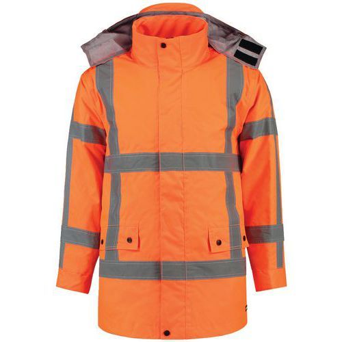PARKA NORME NL RWS 403005 FLUOR ORANGE 4XL - TRICORP SAFETY