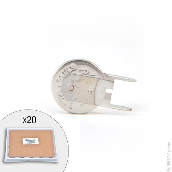 Pile bouton lithium CR1025FV-LF Renata 3V - 30mAh - emballage sécurisé pour manipulation et stockage_0