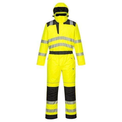 PORTWEST PW352 COMBINAISON D'HIVER PW3 HAUTE VISIBILITÉ JAUNE/NOIR - TAILLE XXXL - STANDARD