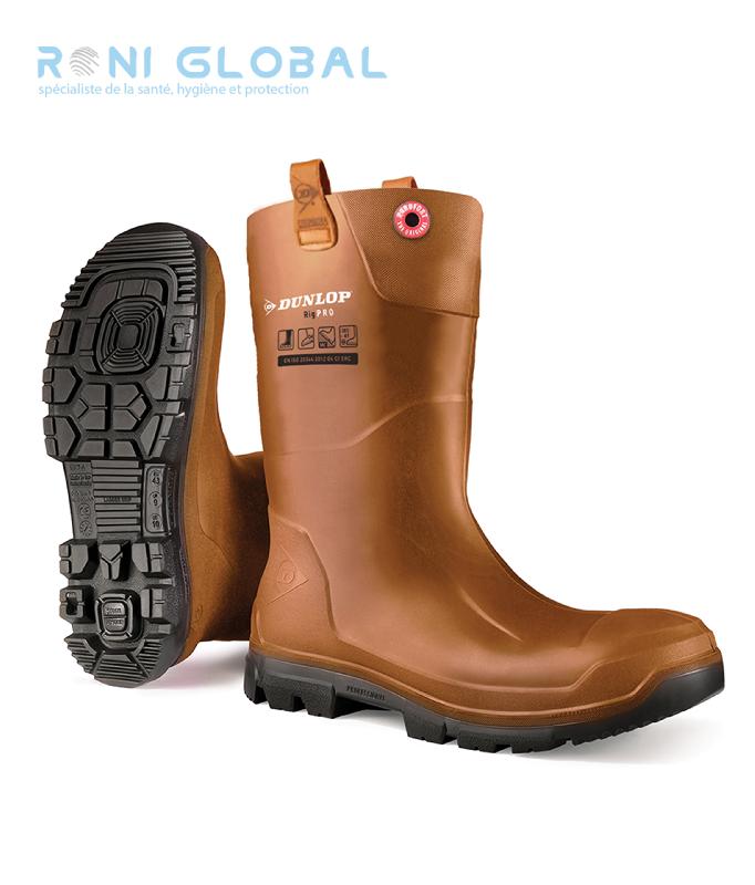 Botte de sécurité synthétique anti-froid S5 SRA SRC - RigAir Pro (RigPro) Coverguard - Isolation jusqu'à -20°C, embout et semelle acier_0