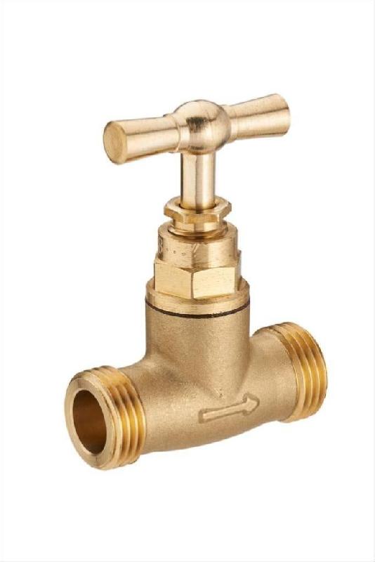Robinet d'arrêt mâle/mâle 15 x 21 mm - Filetage entrée/sortie 15 x 21 mm - Compact et léger 0.154 kg_0
