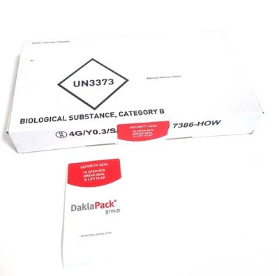 Security seal - étiquettes médicales et pharmaceutiques - Daklapack - rouge - 75x50 mm - LW 60 blanc permanent_0