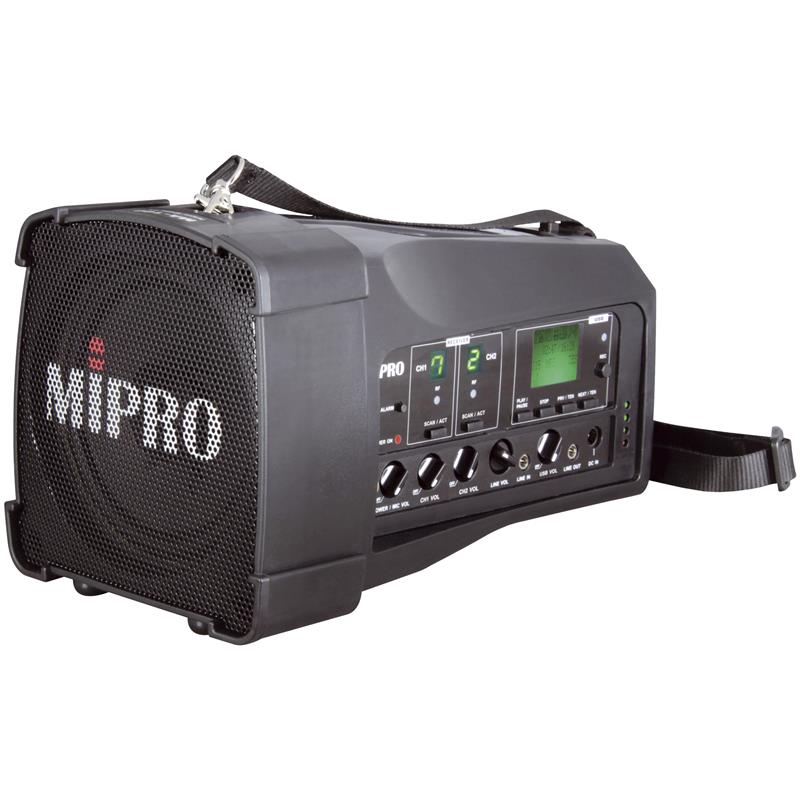 Sono portable MIPRO MA-100D USB Bluetooth - 60 Watts - 2 UHF canaux_0