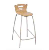 Tabouret coque bois coraly h 80_0