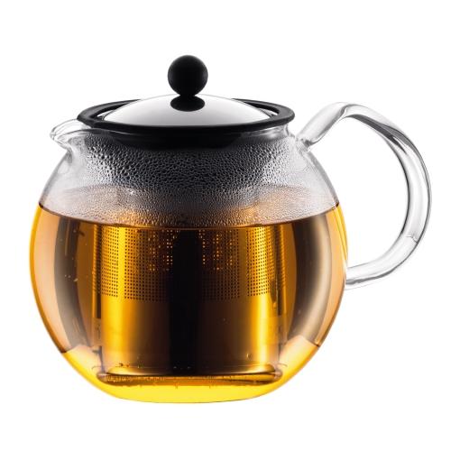 THÉIÈRE À PISTON FILTRE EN INOX 100CL BRILLANT - BODUM - ASSAM