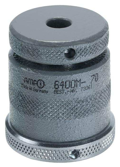 Vérin à vis No. 6400M taille 62 - garniture plate, pied magnétique - hauteur 52-62 mm - AMF_0