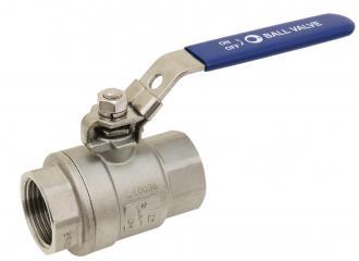Vanne inox à passage intégral femelle - 80/90 - 300948 - pour liquides compatibles et tous diamètres_0