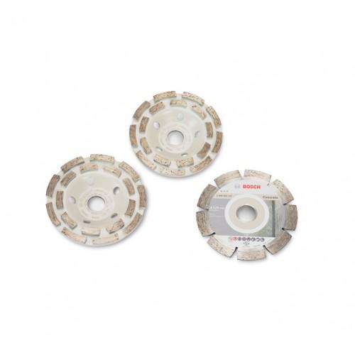 2 DISQUES DIAMANTS À SURFACER POUR BÉTON + 1 DISQUE DIAMANT - Ø 125 MM BOSCH