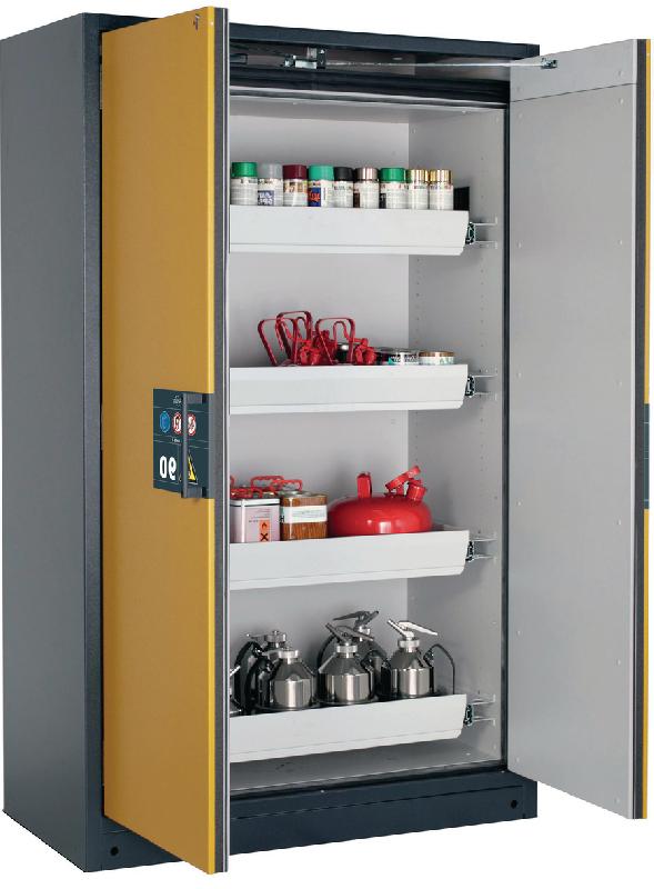 ARMOIRE SÉCURITÉ Q-PEGASUS-90 Q90.195.120.WDAC GRIS/JAUNE - MANUTAN COLLECTIVITÉS