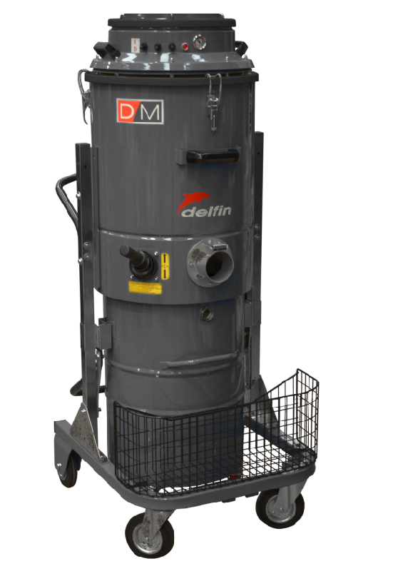 Aspirateur industriel Delfin D/M 3/100 - 3,45 kW - 100 L - Ø 80 mm_0