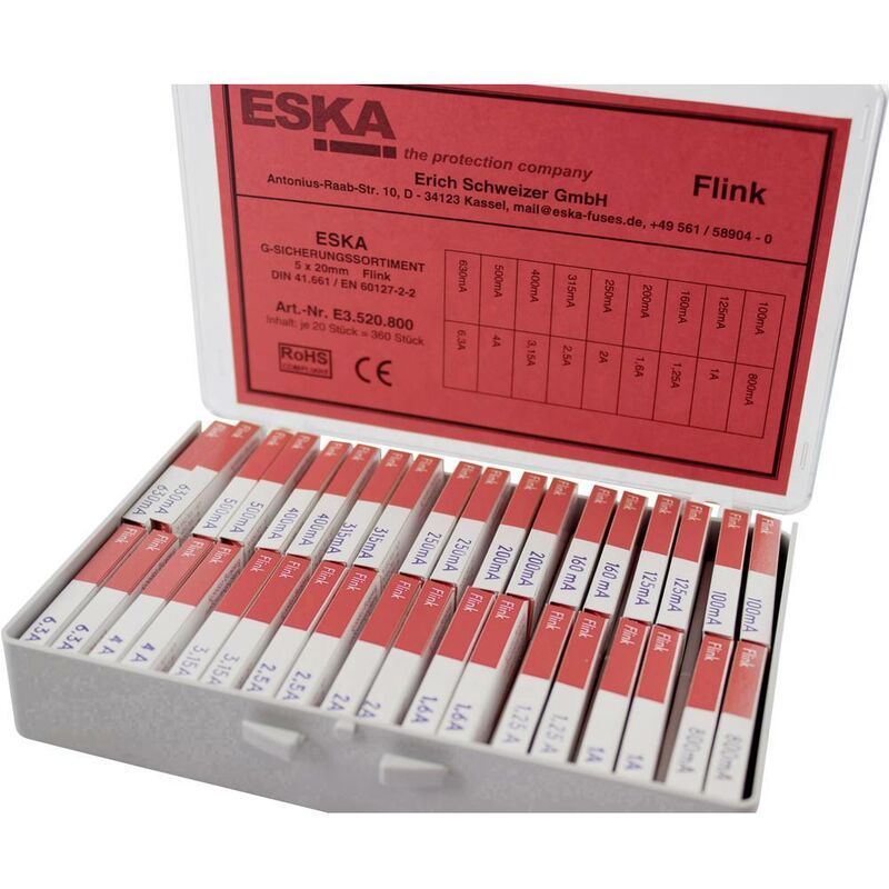 Assortiment de 360 fusibles