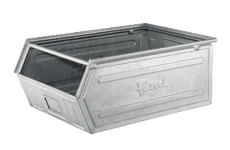 Bac à bec métallique zingué - 88 litres - Grand volume - Charge maxi 150 daN_0