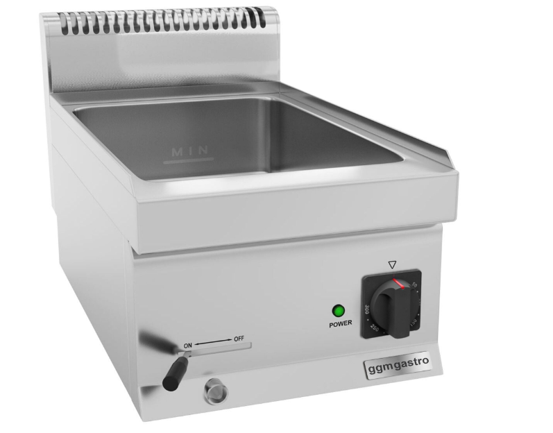 Bain-marie électrique - 1x GN 1/3 et 1x GN 1/2 | GGM - Mario 600_0
