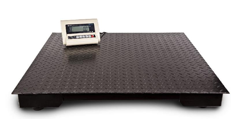 Balance au sol haut de gamme - Industrie, transport, commerce - 1 tonne / 500 g - Dimensions 100x100x8,5 cm - Réf. 3414088_0