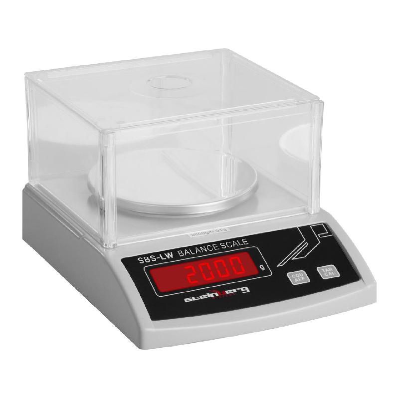 Balance de précision - 2 000 g / 0,01 g - Classe III - Plateau inox - Ø 13 cm - IP20_0