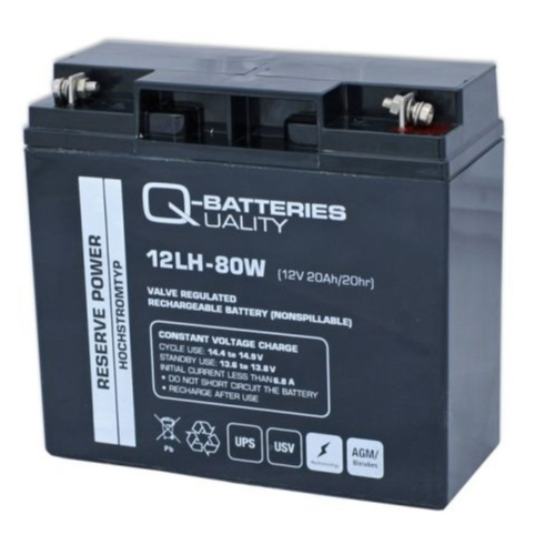 Batterie Haut débit 12LH-80W Q-BATTERIES 12V 20Ah_0
